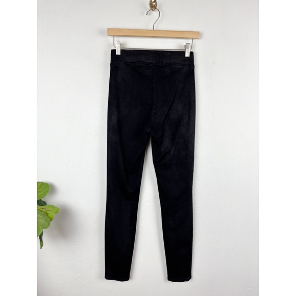 L’agence Rochelle Black Coated Pull On Jeans Sz M - Picture 3 of 9
